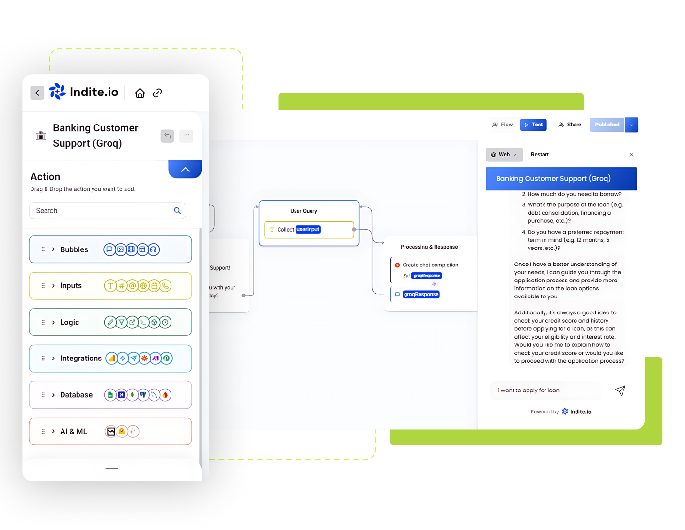 AI Agent & Chatbot Builder for Seamless Account Management