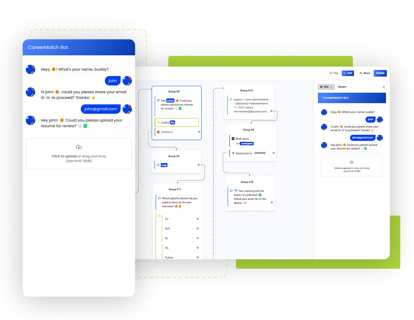 AI Chatbot Builder for Course Seamless Enrollment & Admission