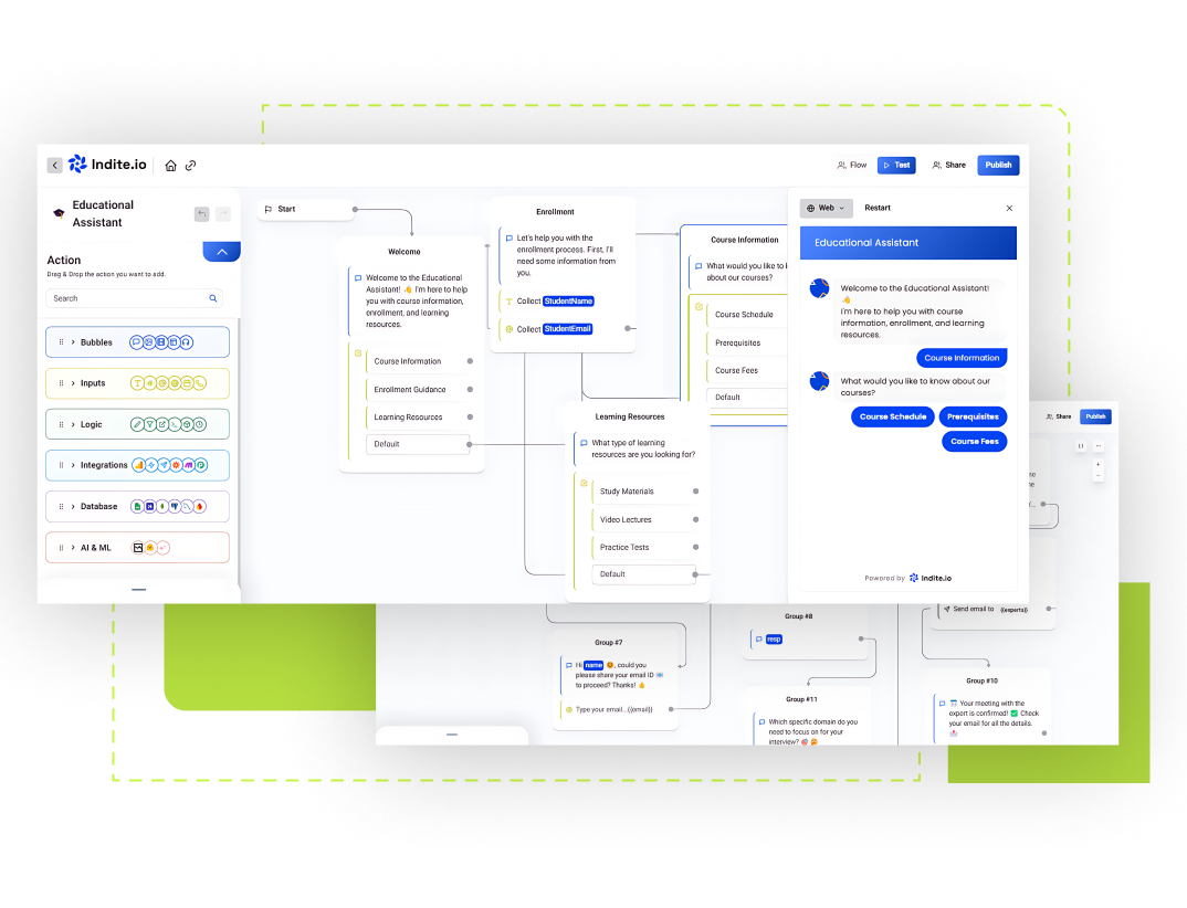 Solutions Transform Education with an AI Agent & Chatbot Builder