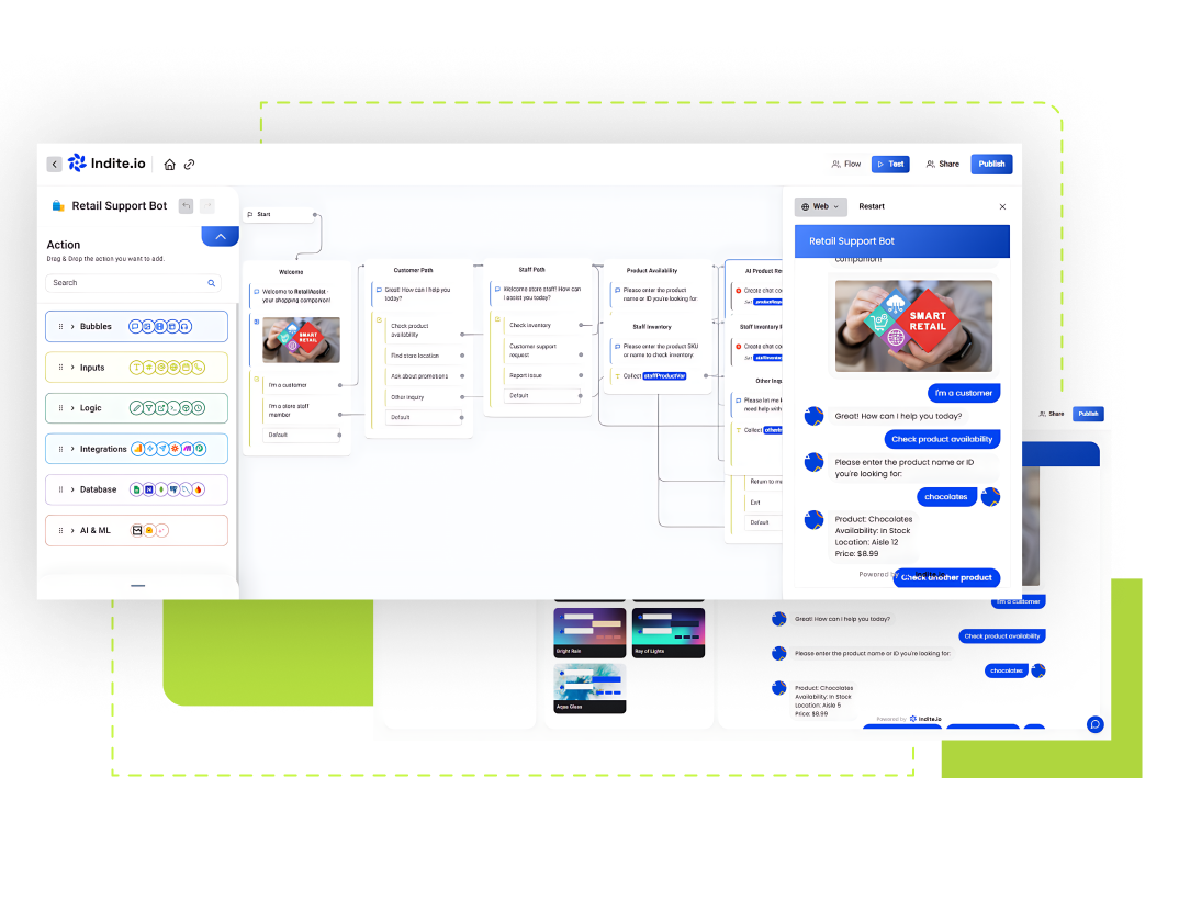 Take Your Retail Business to the Next Level with our AI Agent & Chatbot Builder